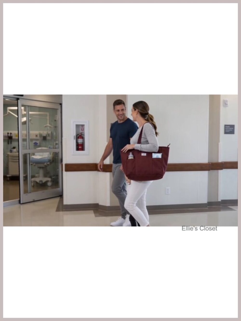Extra Large Canvas Tote Bag with Zipper, Laptop Sleeve, Utility Work Tote - Picture 6 of 6